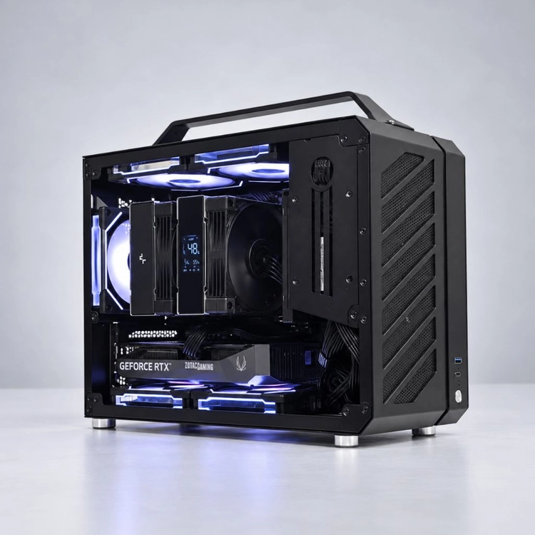 7700X3D + RTX5060Ti 미니PC 조립컴퓨터 본체 이미지