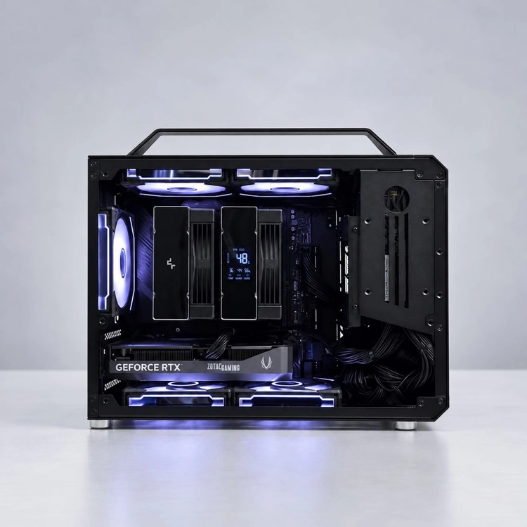 7700X3D + RTX5060Ti 미니PC 조립컴퓨터 본체 이미지
