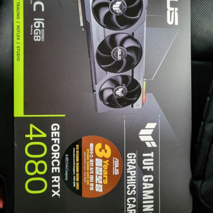 ASUS TUF GAMING RTX 4080 그래픽카드16GB 이미지