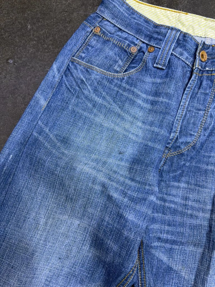 리바이스 00s 빈티지 워싱 버튼플라이 스트레이트핏 데님팬츠 34 이미지