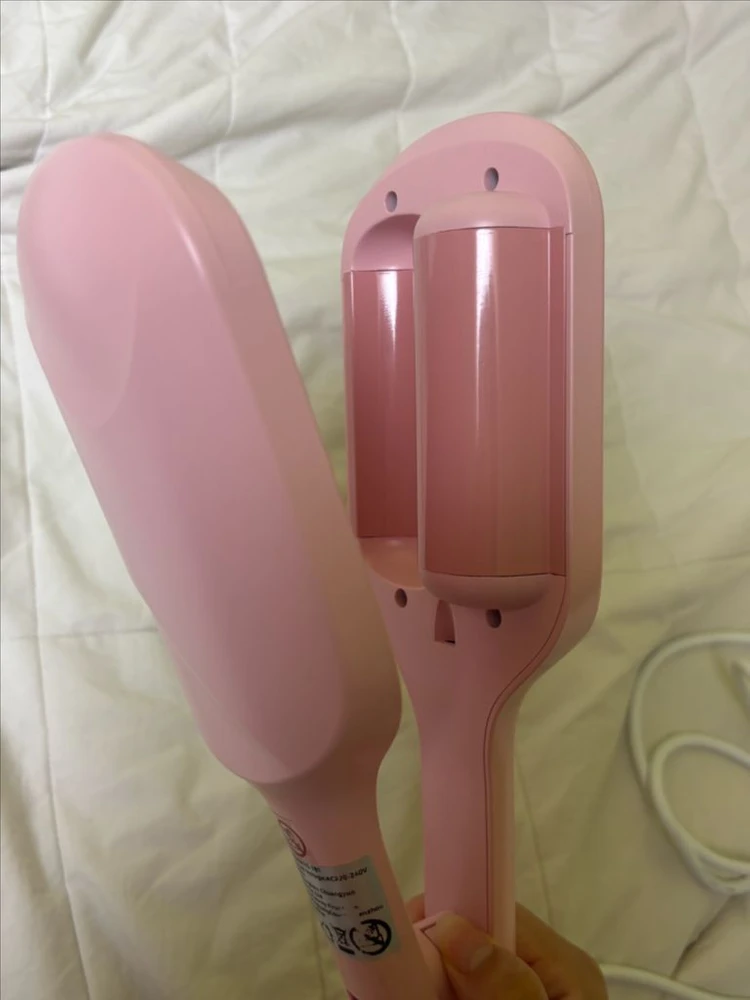핑크 물결 고데기 대략 40mm / 박스포함 이미지