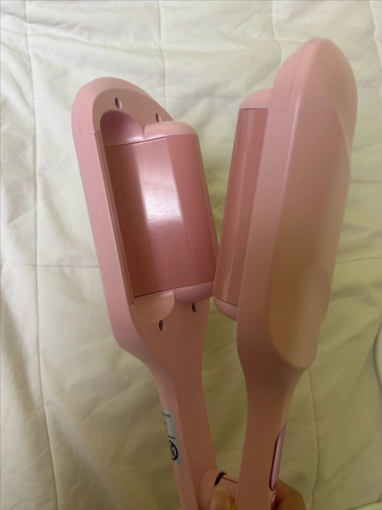 핑크 물결 고데기 대략 40mm / 박스포함 이미지