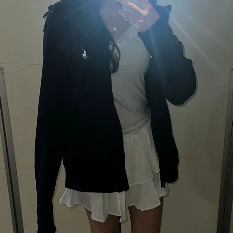 희귀) 폴로 랄프로렌 나일론&코튼 후드집업 후디 네이비 후드집업 폴로 이미지