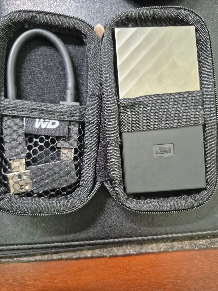 Western Digital WD My Passport SSD 외장하드 외장SSD 512GB + 케이스 세트 이미지