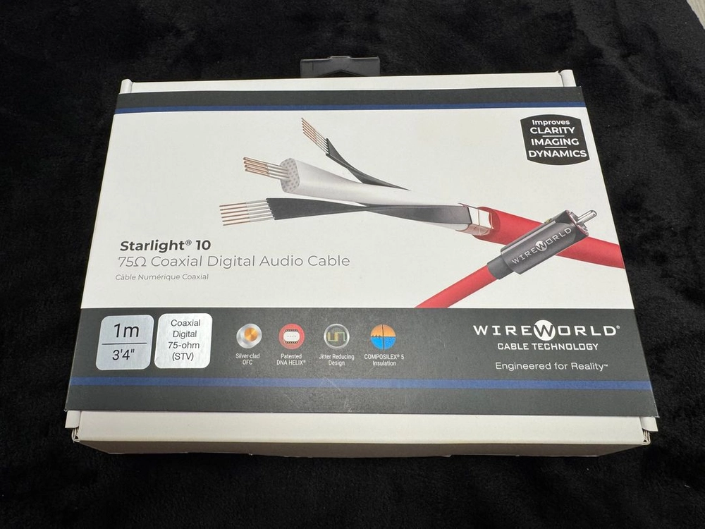 와이어월드 Starlight 10 스타라이트 10 Coaxial 동축 케이블 RCA to RCA 1미터제품 이미지