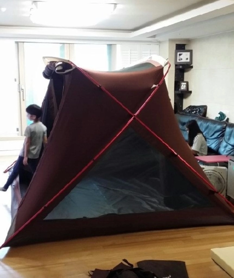 캠핑 면텐트 280. 에르젠 퍼스트돔2 이미지