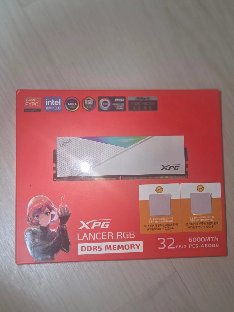 DDR5 64GB 6000mhz CL30 이미지