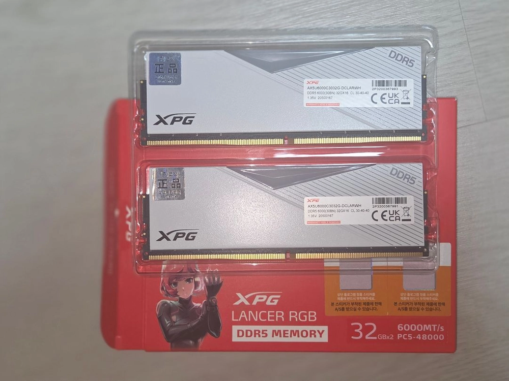 DDR5 64GB 6000mhz CL30 이미지