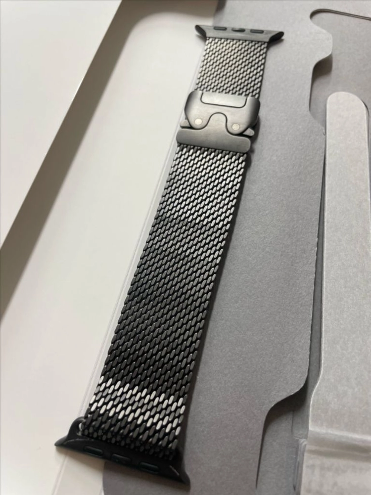 애플워치 티타늄 밀레니즈루프 블랙 49mm L SSS급 이미지