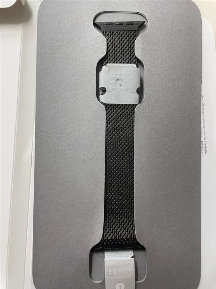 애플워치 티타늄 밀레니즈루프 블랙 49mm L SSS급 이미지