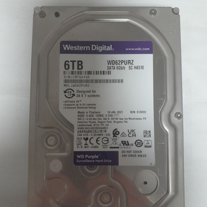 WD 퍼플 6TB HDD 하드디스크 sata 이미지