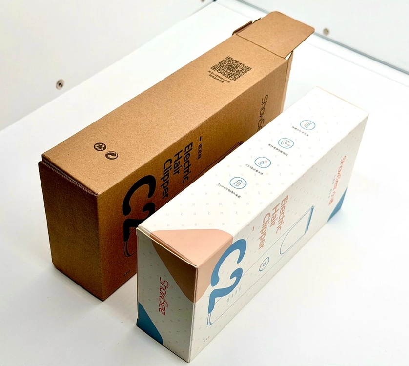 ShowSee 전동 이발기 바리깡 방수 Type-C 풀세트 화이트 이미지