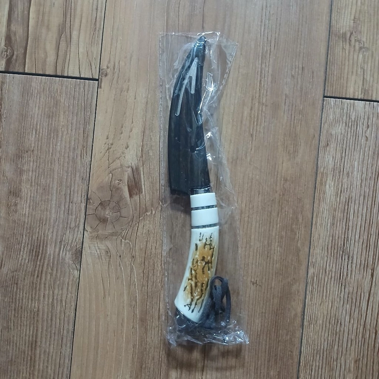 [새상품] 수제 헌팅 나이프(칼집포함) 수렵 캠핑 낚시 등산 해루질 이미지