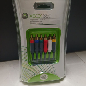 (미사용품) XBOX 360 정품 컴포넌트 AV 케이블 이미지