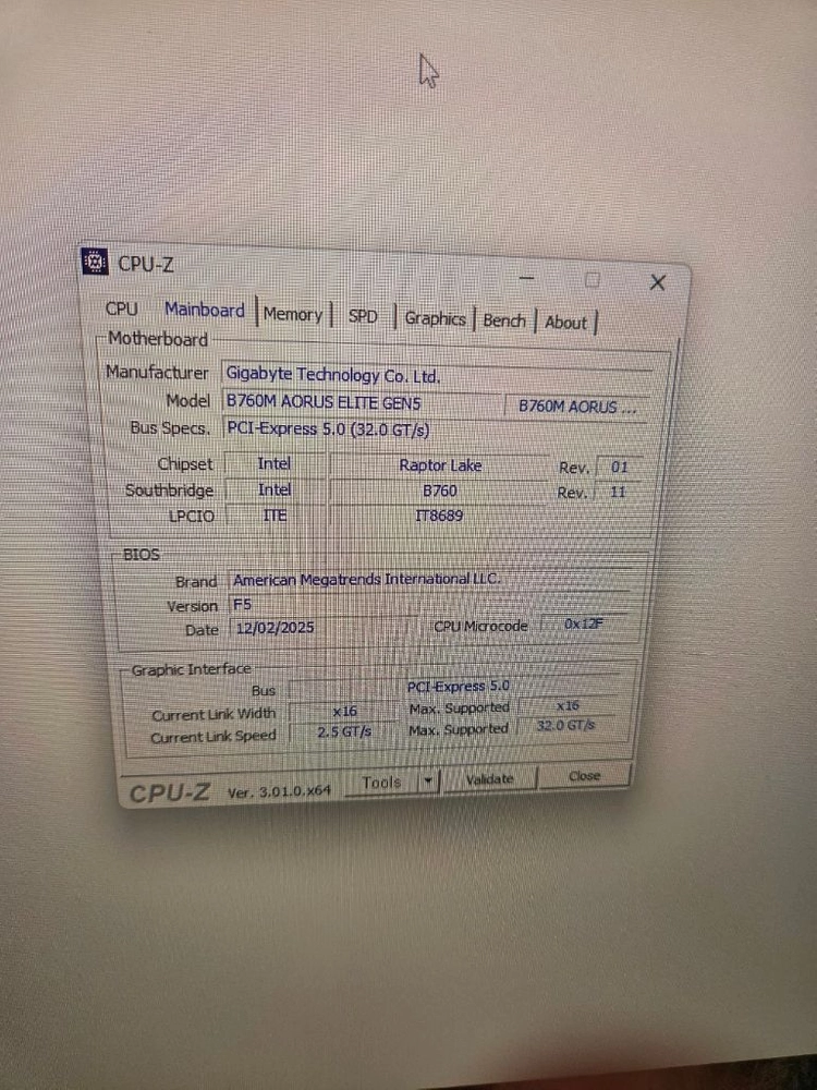 B760M AORUS 판매합니다. (외, 파워, 케이스, 쿨러 추가구매 가능음) 이미지