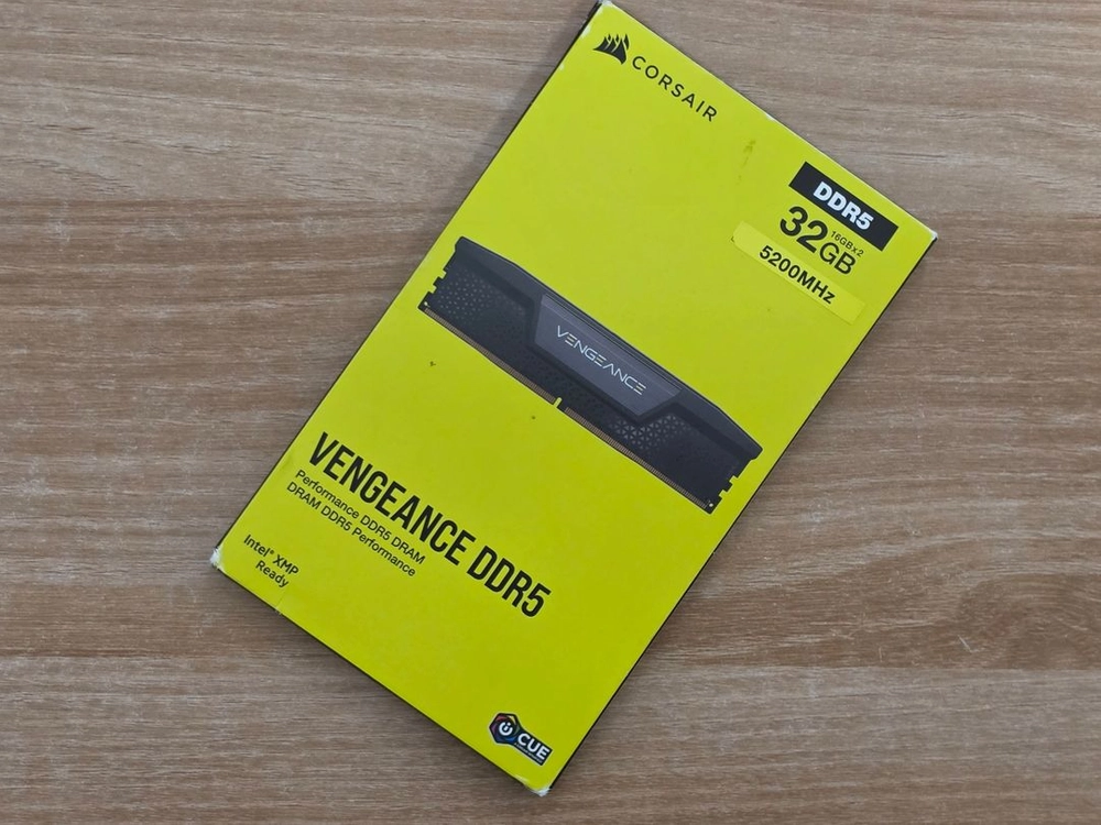 커세어 벤전스 RGB DDR5 5200 RAM 32GB (2x16GB) 블랙 판매합니다 이미지