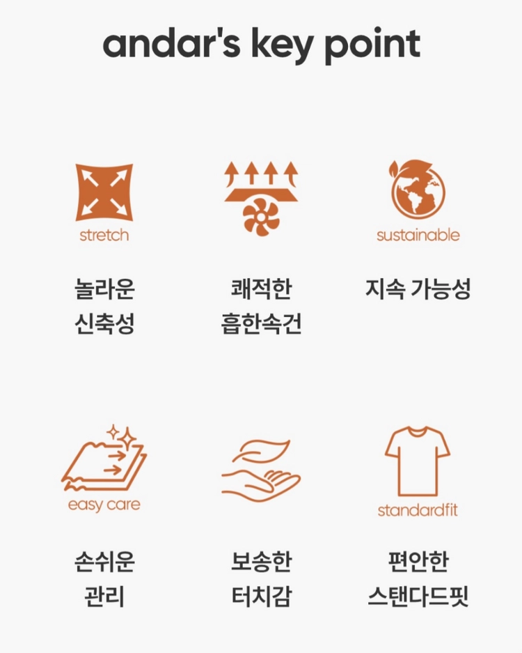 새상품 안다르 에어리핏 스탠다드핏 폴로 롱 슬리브 코랄핑크(착불) 이미지