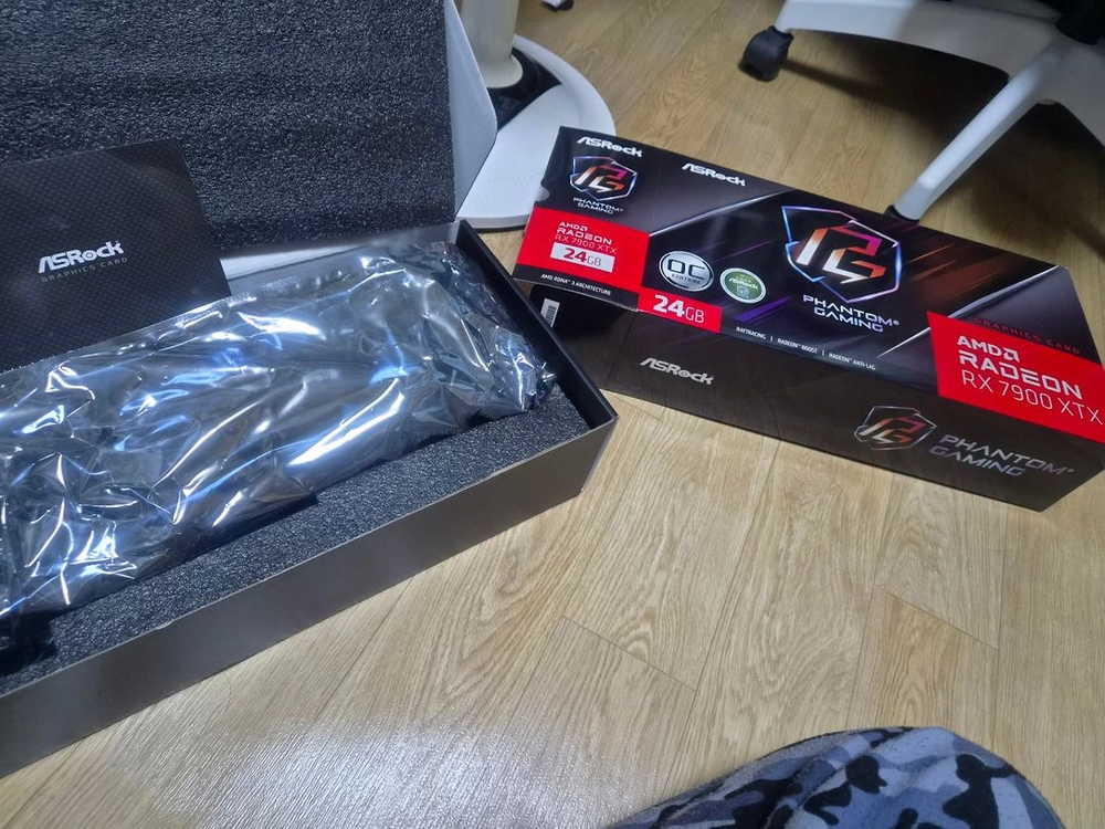 라데온 asrock rx 7900xtx 24gb 이미지