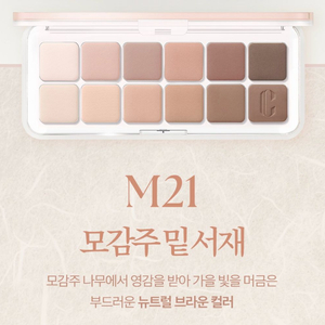 클리오 프로아이팔레트 에어 아이섀도우 M21 모감주 밑 서재 이미지
