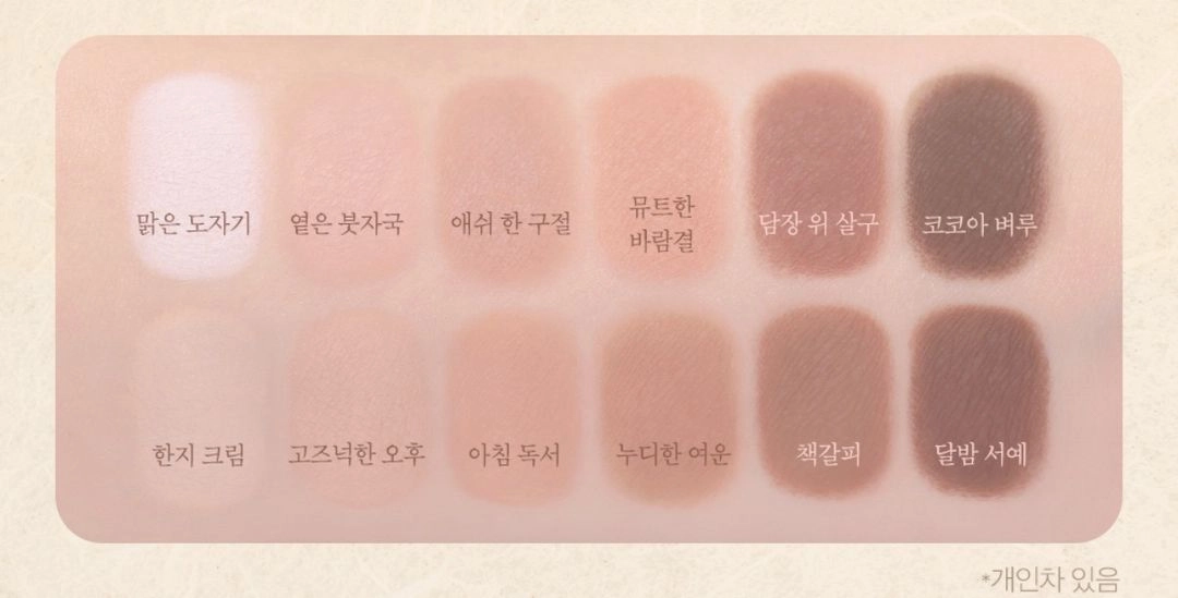 클리오 프로아이팔레트 에어 아이섀도우 M21 모감주 밑 서재 이미지
