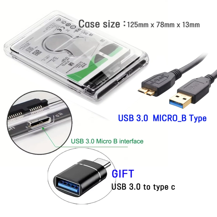 외장하드, 씨게이트 HDD 1TB USB3.0 2.5인치 이미지