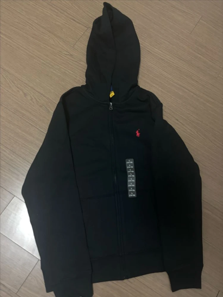 폴로 랄프로렌 미사용 후드 집업 정품 이미지