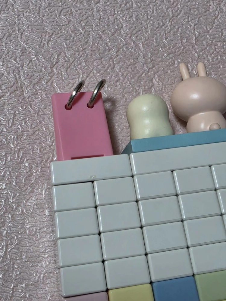 카나헤이 만년달력 만년블럭달력 우사기 달력 만년캘린더 블럭만년달력 캐릭터만년달력 탁상캘린더 이미지