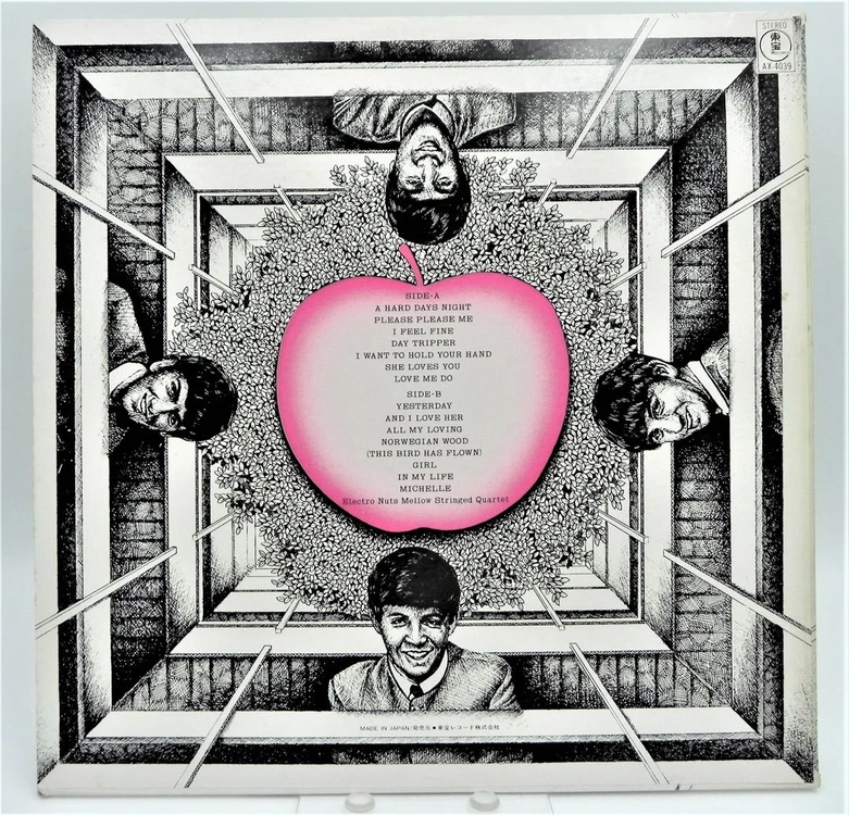 (개봉/극희귀) 비틀즈 Without The Beatles 스트링 콰르텟 연주 명곡집 (토호 정식반/전곡악보인서트) 이미지