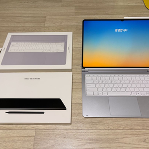갤럭시 탭s11 울트라 5g 512 + 프로 키보드. 실버 이미지
