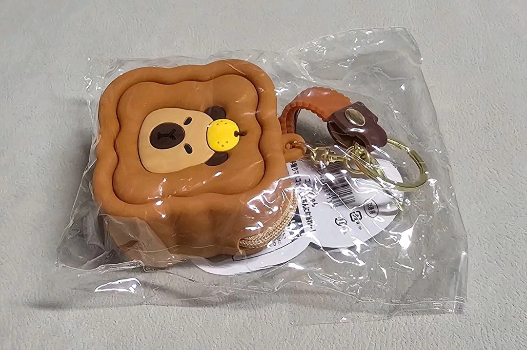 카피바라 미니 실리콘 파우치 키링 새상품 이미지