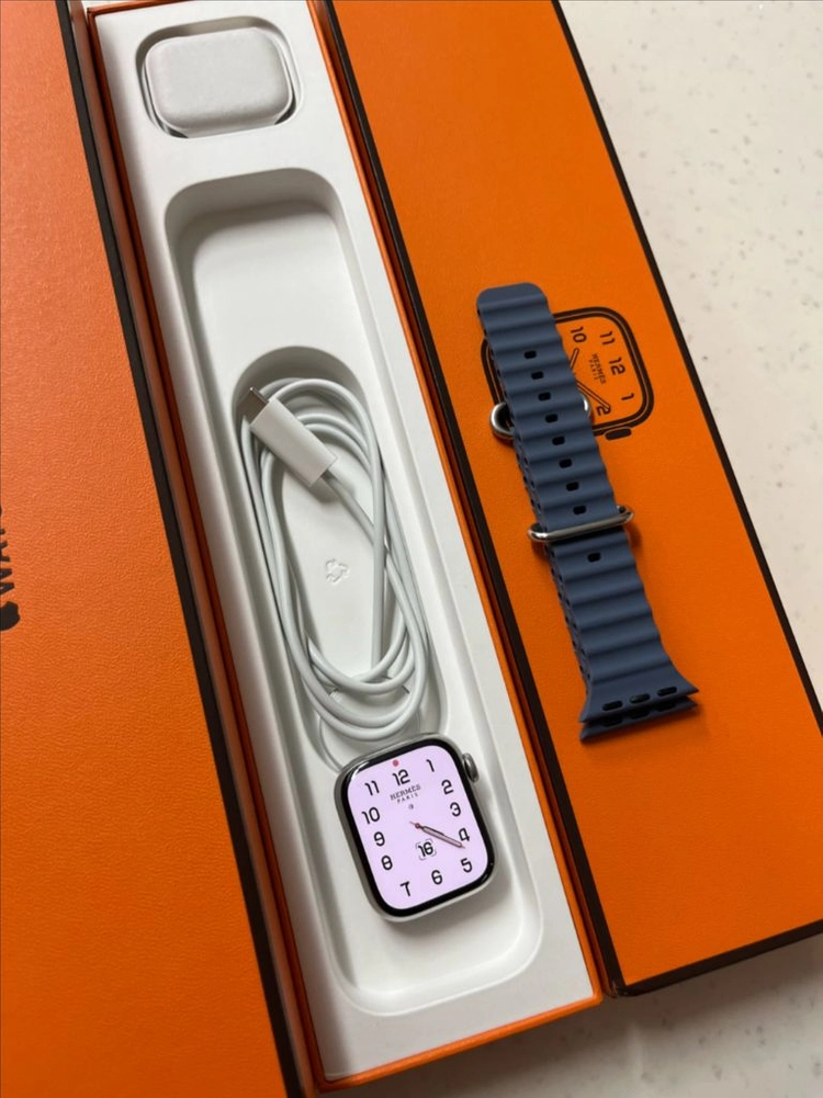 애플워치8에르메스 41mm 실버 애플케어+ 27.4 이미지