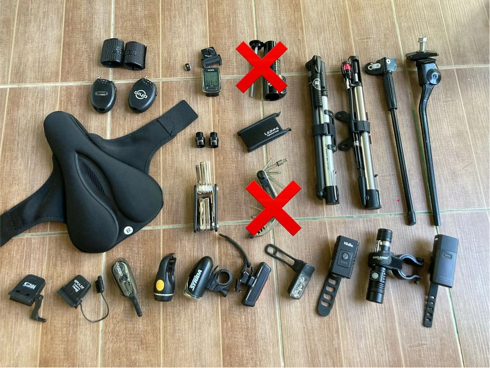 자전거 관련 용품. 개당 5천원~1만5천원에 팝니다. - 안심되는 중고거래