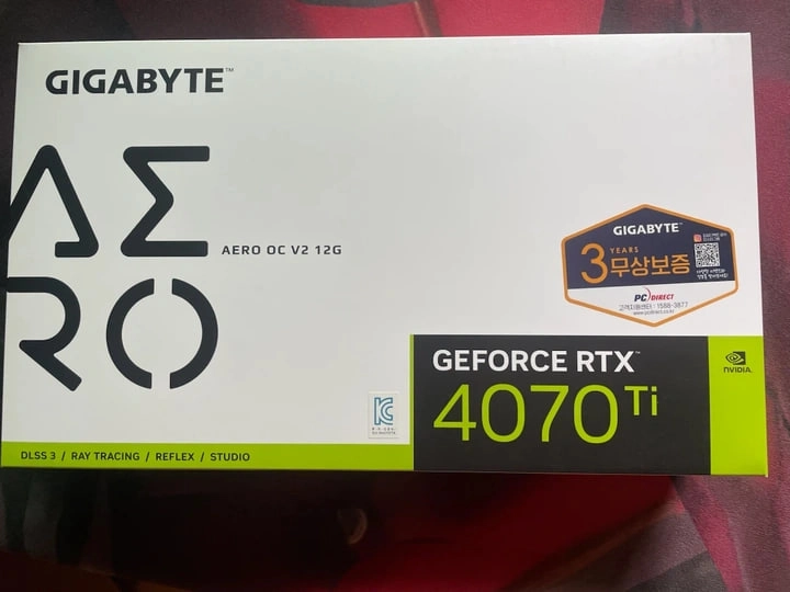 기가바이트 RTX 4070Ti AERO OC 12G - 안심되는 중고거래