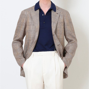 링자켓 베이지브라운 린넨 자켓 52 이미지