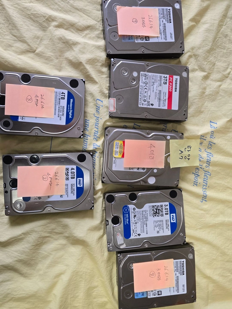 WD/도시바 하드디스크 HDD 4TB,3TB 3테라 4테라_스카이호크 이미지