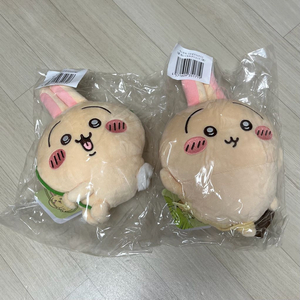 (미개봉)치이카와 먼작귀 정품 우사기 투성이 쿠지 C상 봉제인형 포셰트 가방 이미지
