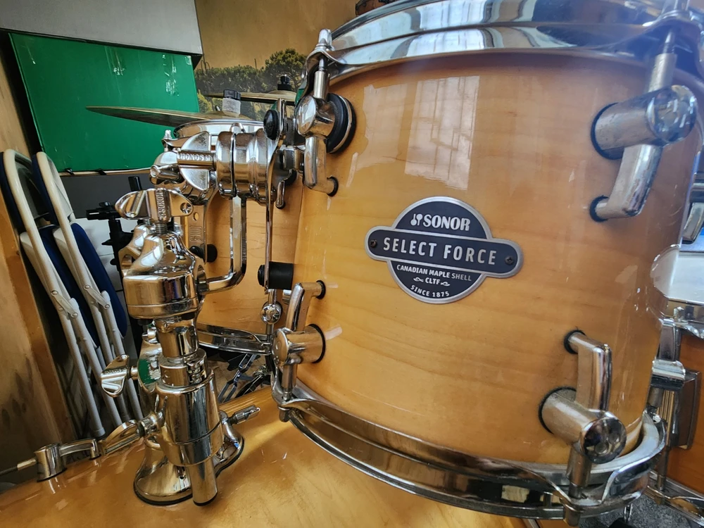 소노(Sonor) 셀렉트포스+ 타마(Tama) G.Maple 스네어 드럼셋 팝니다.(심벌,하드웨어 포함) 이미지