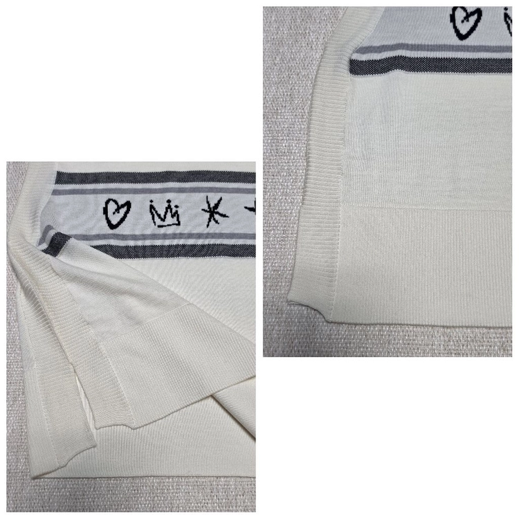 까스텔바작 아트웍 브이넥 골프 니트 베스트 조끼 100사이즈/ 66(M) 이미지