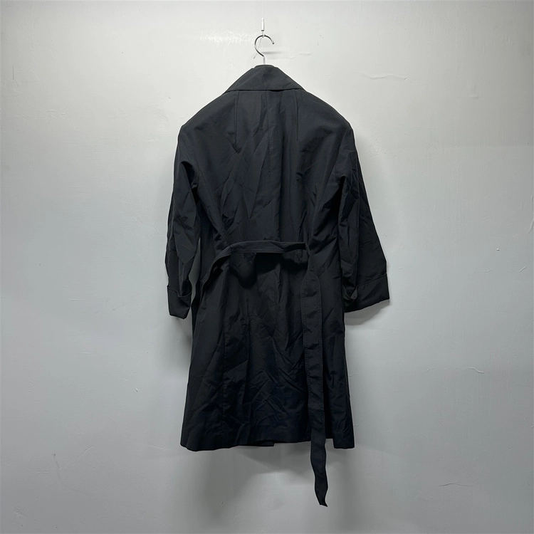모덴 MOTHAN 한섬 롱 블레이저 코트 벨티드 롱자켓 마이 자켓 정장 클래식 블랙 여성 55 (85) 이미지