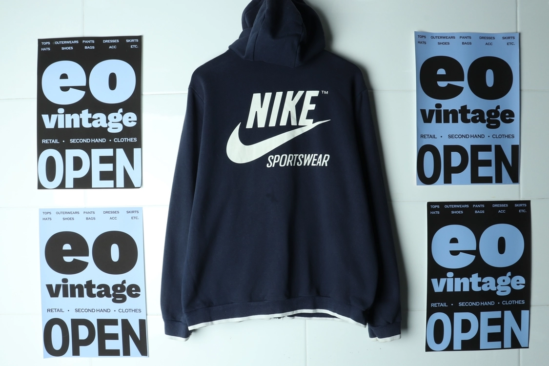 (L-2XL) 나이키 후드집업 USA 테크팩 네이비 이미지