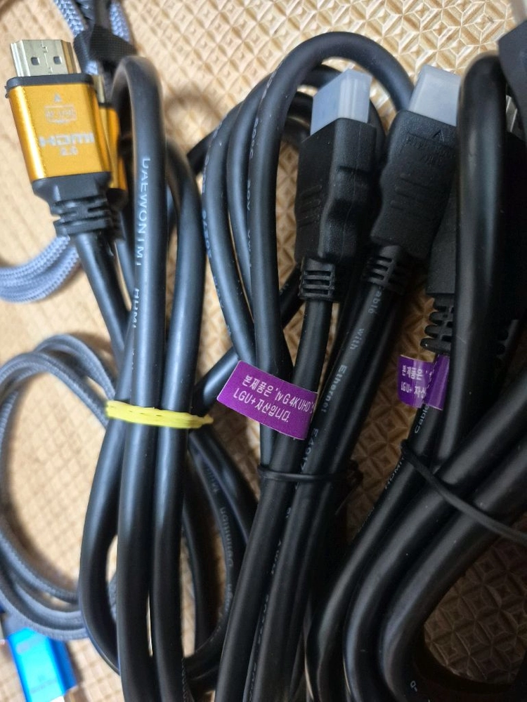 HDMI 8K 4K 일반 케이블 이미지