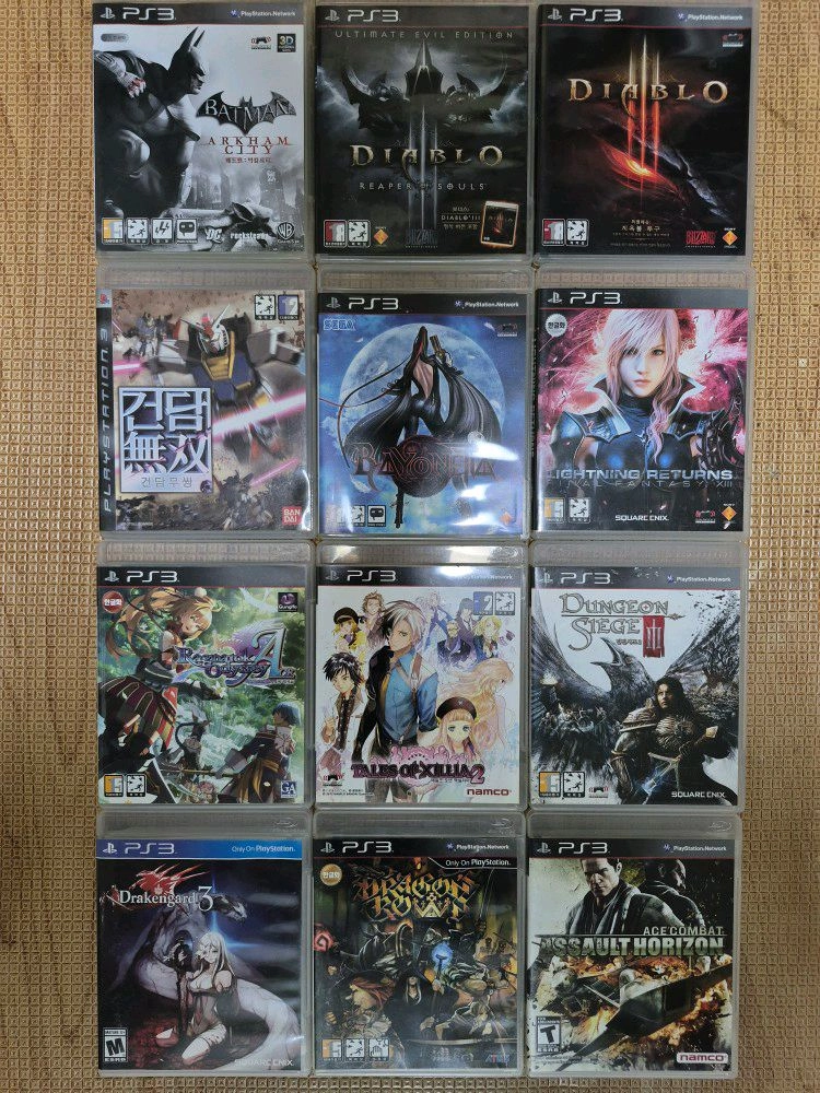플스3 게임. PS3 이미지