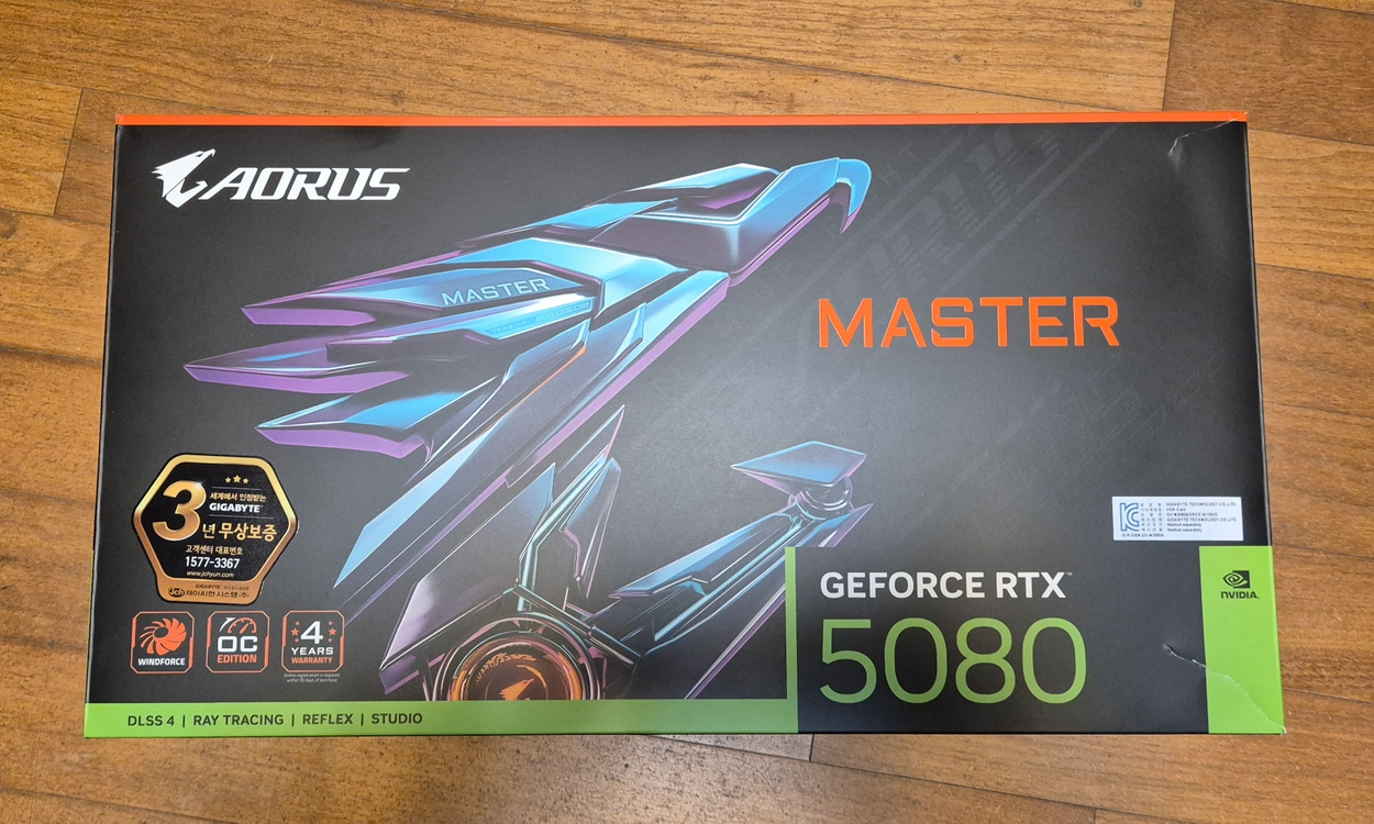 rtx5080 어로스마스터 aorus master 블랙 - 안심되는 중고거래