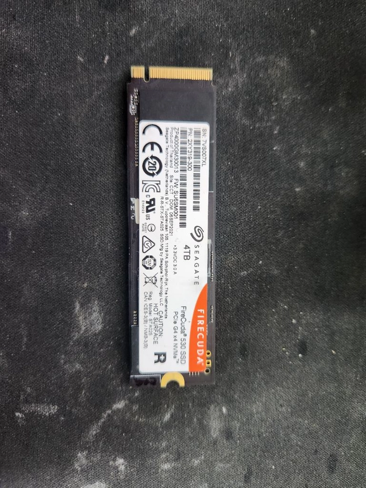 씨게이트 파이어쿠다 530 4TB PCIe Gen4 SSD 이미지