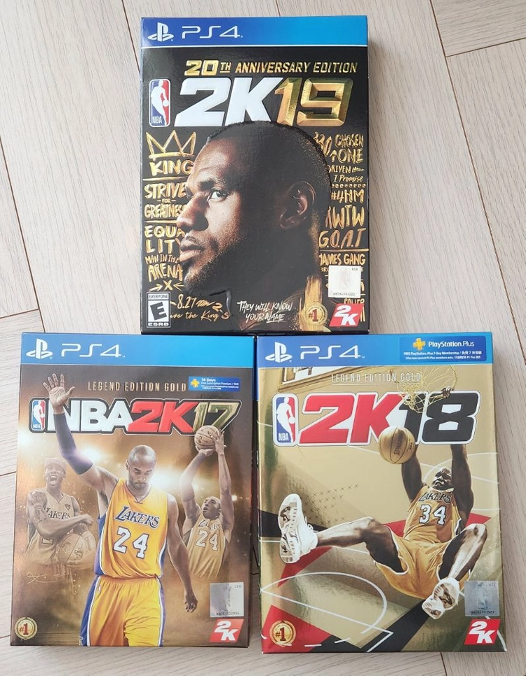PS4 NBA2K 레전더리 에디션 3개 미개봉 소장용 판매합니다. - 안심되는 중고거래