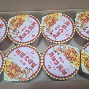 씨알로 컵 비빔 C리얼, 45g, 8개 (매운맛) 1박스 이미지