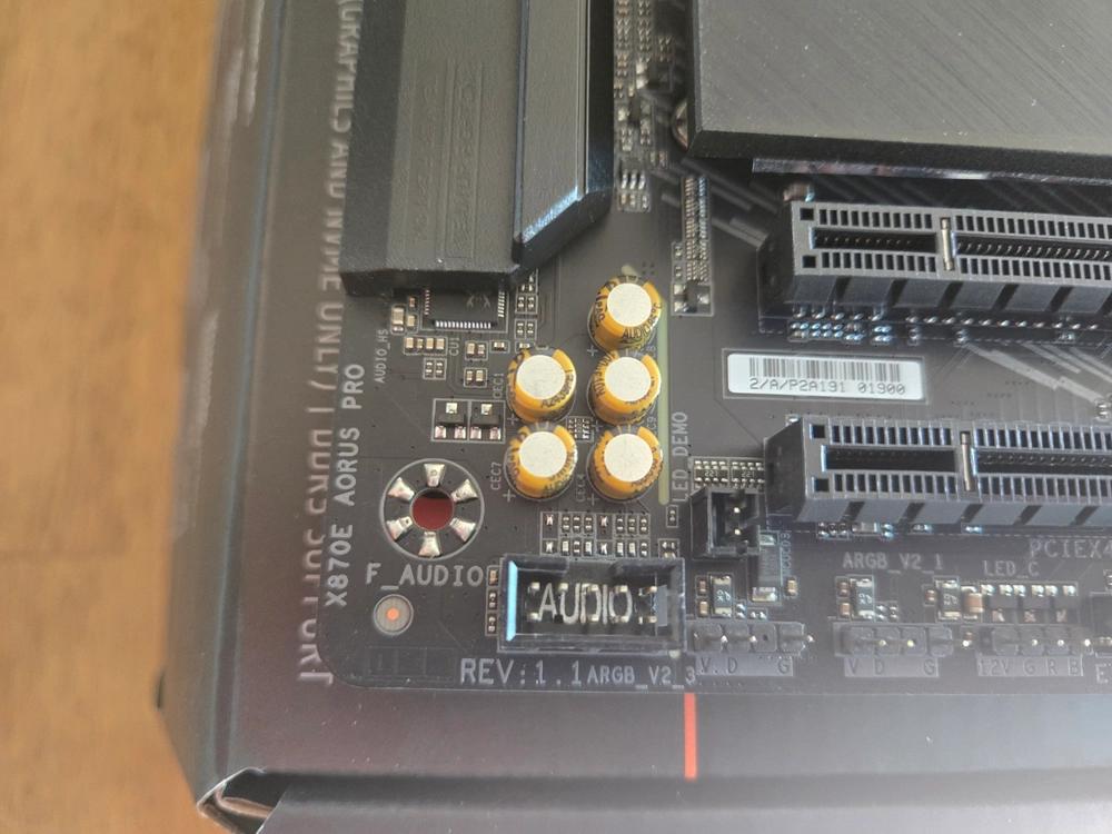 기가바이트 x870e 어로스 프로 판매합니다 이미지