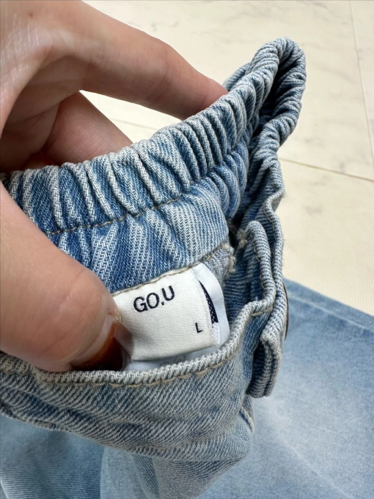 고유 GO.U 아동 데님 카고 팬츠 L 이미지
