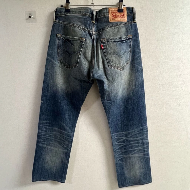리바이스 빈티지 워싱 데님팬츠 30/34 청바지 아메카지 구제 데일리 이미지