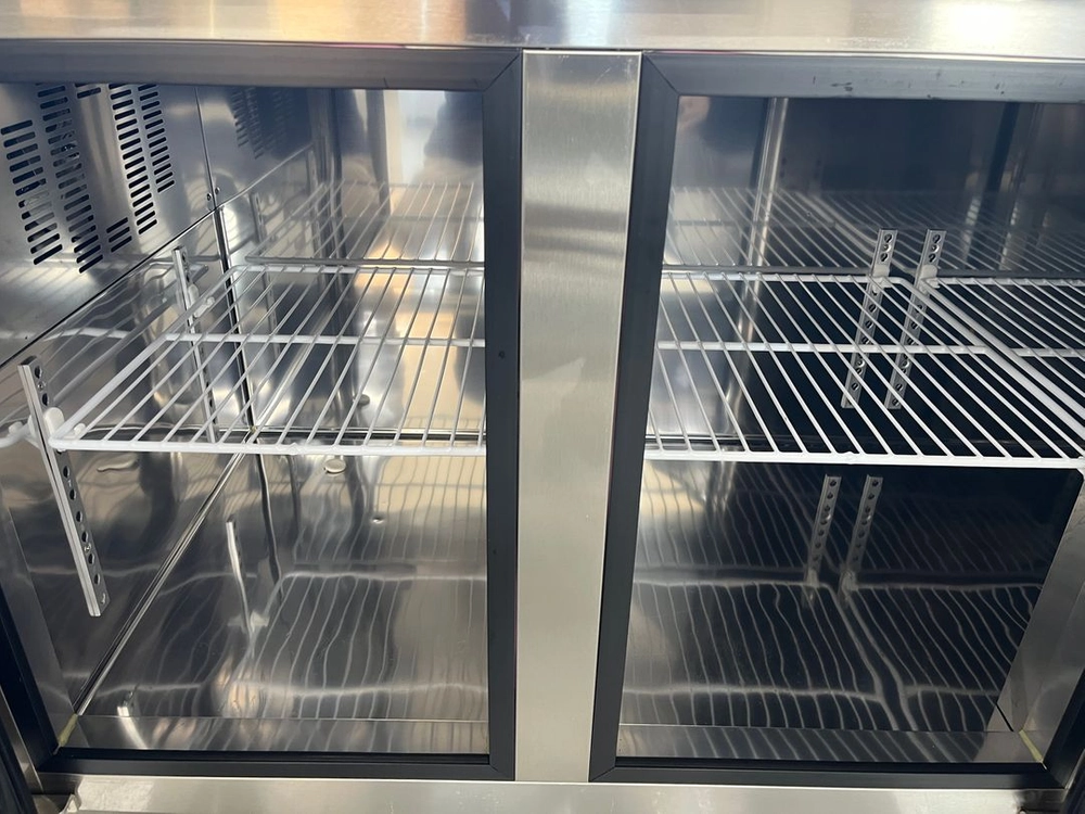 라셀르 토핑냉장고 1800 중고 간냉식 LPT-1834R 브런치 샐러드 밧드 바트 피자 김밥 반찬 이미지
